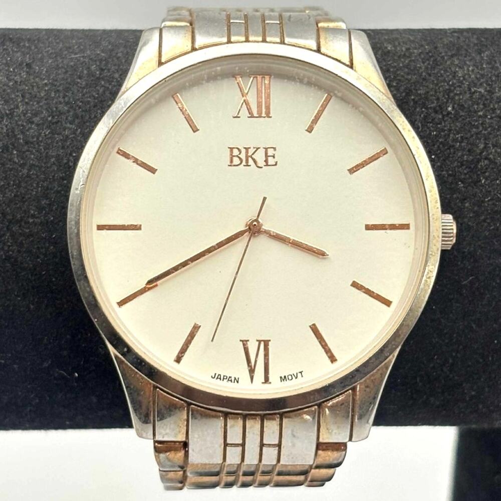 Silver BKE Men's Watch